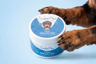 design premium pet product packaging and labels