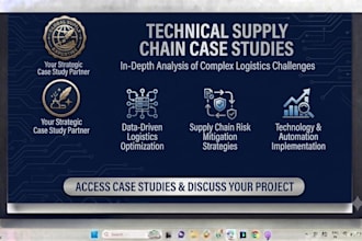 author technical case studies for supply chains