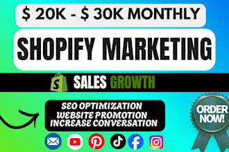 grow your shopify store with ecommerce marketing and  strategic promotion