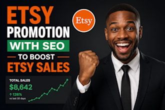 etsy promotion with SEO to boost etsy sales