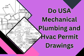 do USA mechanical plumbing and hvac permit drawings