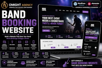 band booking website, music band website, live band website, musician website