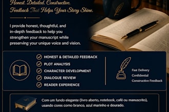 read your manuscript and provide detailed feedback