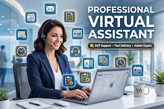 be your professional administrative virtual assistant
