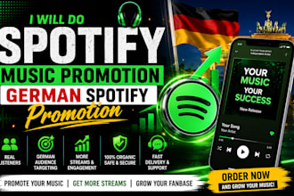do spotify music promotion, german spotify music promotion