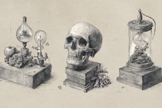 draw detailed pencil sketch illustration