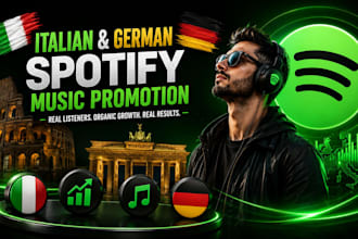 do italian spotify music promotion german music promotion