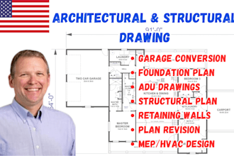 draw architectural floor plans blueprints foundation plan mep and hvac drawings