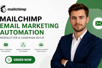 setup mailchimp email marketing automation newsletter campaign audience segment
