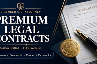 prepare legally structured commercial contracts