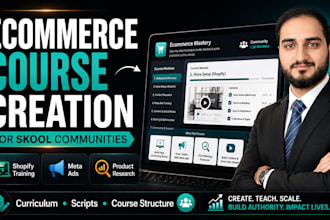 create an ecommerce course and coaching program for your skool community
