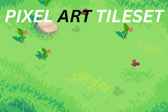 create pixel art tileset game art tile map background pixel art animation