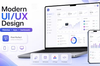 design modern saas, ai and webapp UI UX interfaces