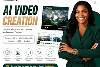create ai videos using runway ai, kling ai, heygen, opus clip, veo 3 and capcut