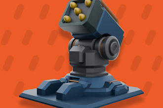 stylized 3d props for casual style