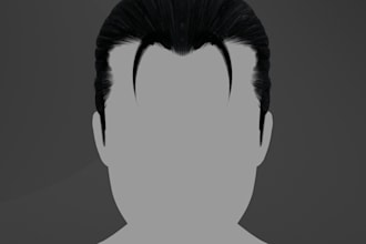 create 3d hair unreal hair metahuman hair and also realistic hair