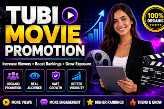 do organic tubi movie promotion, increase tubi movie viewers, with ranking