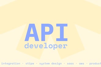 develop a scalable backend API for your saas
