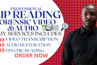 professionally lip read, transcribe silent videos, with detailed transcript