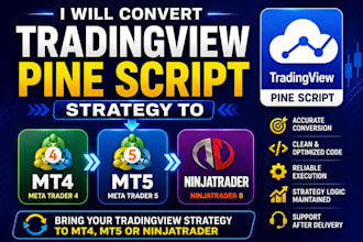 convert tradingview pine script strategy to mt4, mt5 or ninjatrader