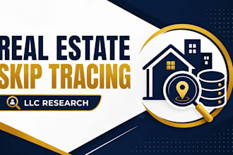 real estate skip tracing and llc skip tracing in bulk