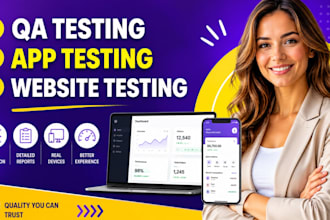 qa testing, app testing, website testing