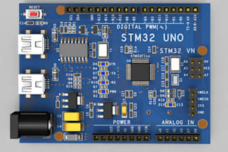 design stm32 pcb, stm32 firmware, custom stm32 development board
