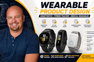 wearable product design, smartwatch cad, fitness tracker, medical wearables