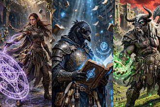 create high quality ai concept art and characters