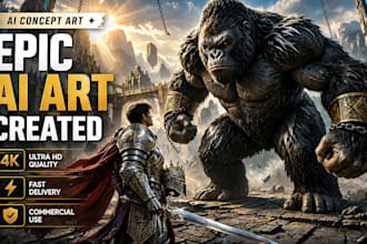 create high quality ai concept art and characters