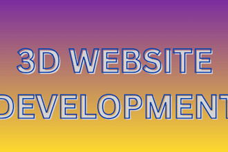 create 3d website animated website webflow website landing page front page