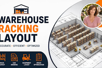 warehouse racking layout, storage rack cad drawing, warehouse equipment layout