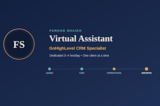 be your virtual assistant for business operations and admin