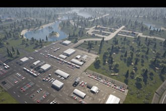 create 3d game environment terrain and level design in unity and unreal engine 5