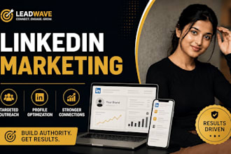do linkedin marketing, growth, promotion, engagement, and shoutouts