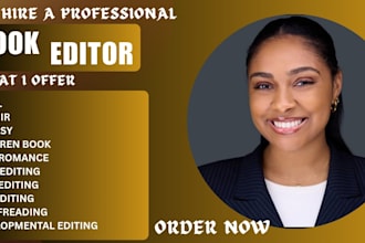 proofread, dark romance, children book, memoir, developmental novel book editor