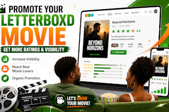 promote your letter boxd movie to increase in visibility and critique rating