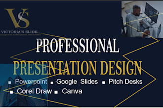 design professional business, school and event presentation