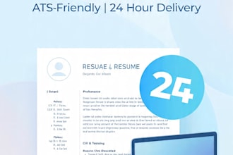 write professional CV, resume and cover letter for job
