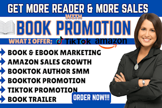 do ebook promotion booktok ebook marketing booktok author smm amazon kindle book
