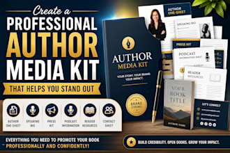 create a professional author media kit that helps you stand out