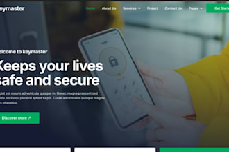 design wix locksmith website locksmith landing page garage door website