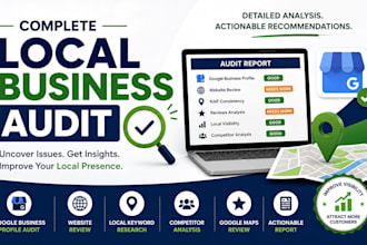 do a complete local SEO audit for your website and google business profile