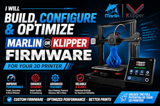 build, configure, and optimize marlin or klipper firmware for your 3d printer