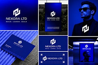 design logo and brand identity with brand guidelines
