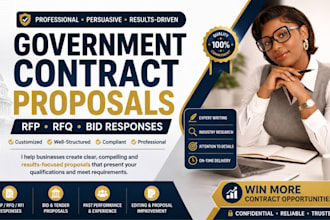 write government contract bid proposals rfp rfq responses