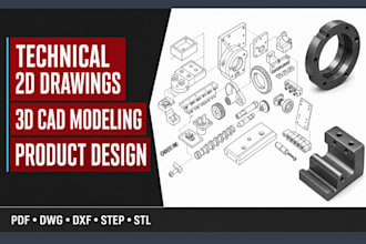 create professional mechanical drawings for manufacturing