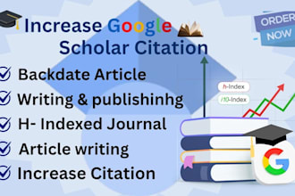 increase google scholar citations, scopus citations and article publication