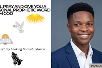 pray and give you a personal prophetic word from god