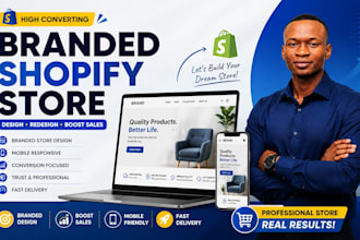 build shopify dropshipping store, shopify store design and branded shopify store